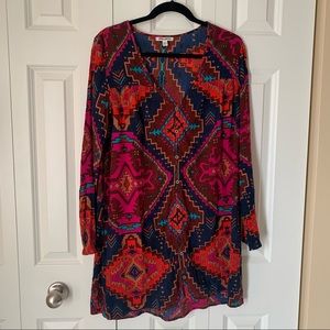 Billabong Boho / Abstract Print Dress